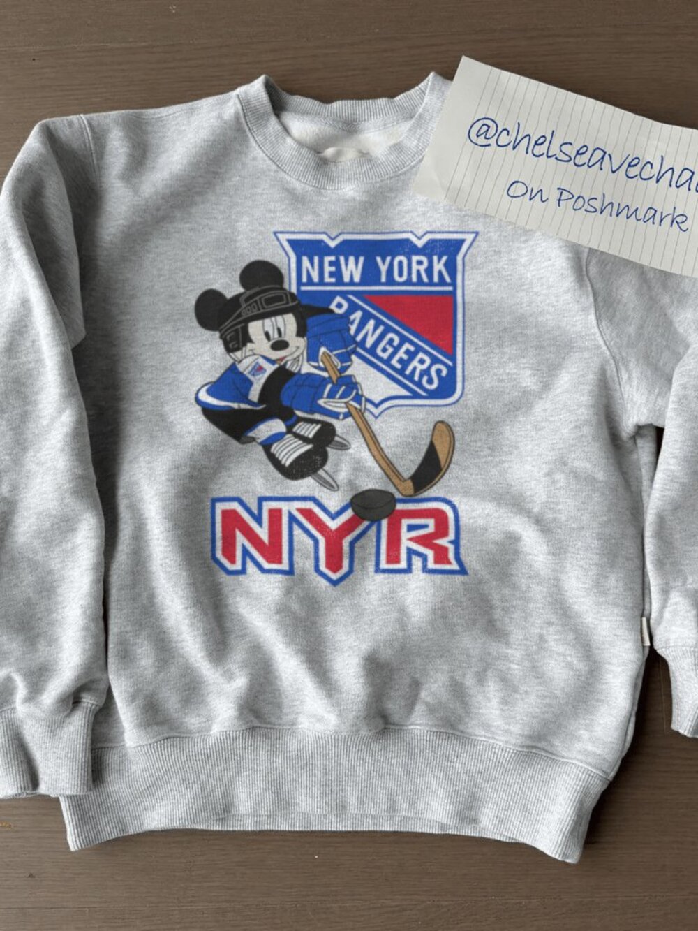 Vintage New York Rangers Mickey Sweatshirt, New York Rangers Hockey Unisex Shirt
